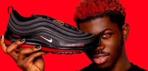 MSCHF's 'Satan Shoe' with Nike's trademark
