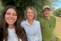 Project Olea founders Rebecca Screnci, Justine Cohen and Mark Cohen